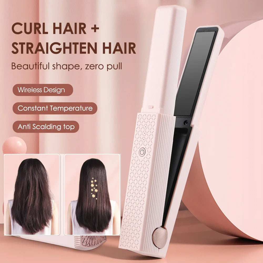 Hair Straightener Cordless Usb Hair Straightener