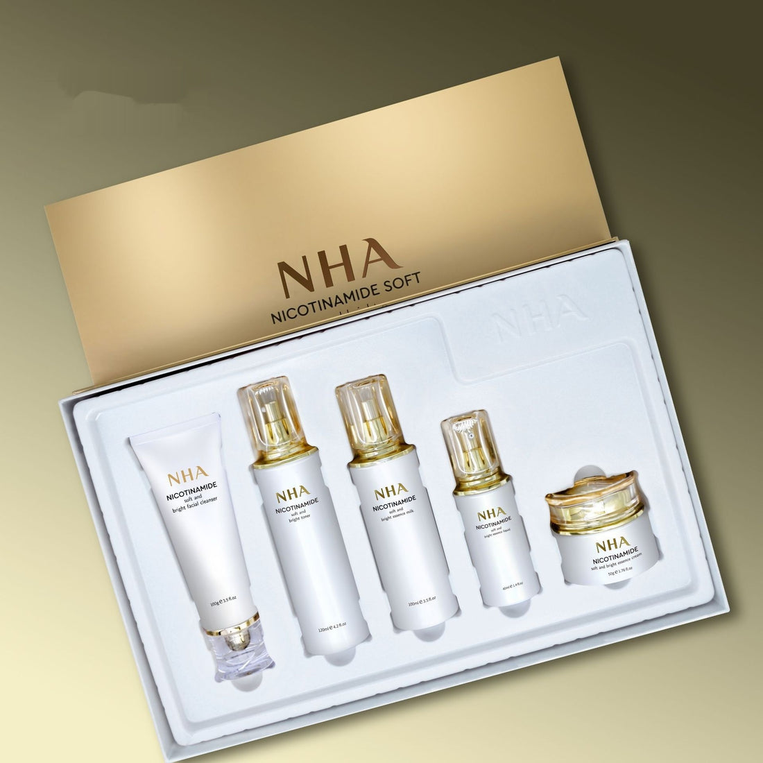 Nicotinamide Care Product Set Brightens Skin